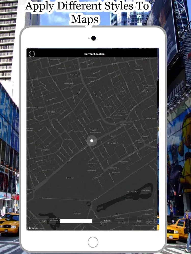 Ảnh chụp màn hình của GPS Route Finder – Route Maps iPad 