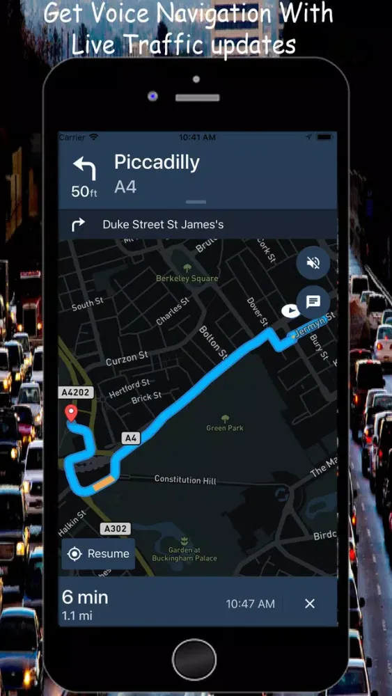 Ảnh chụp màn hình của GPS Route Finder – Route Maps