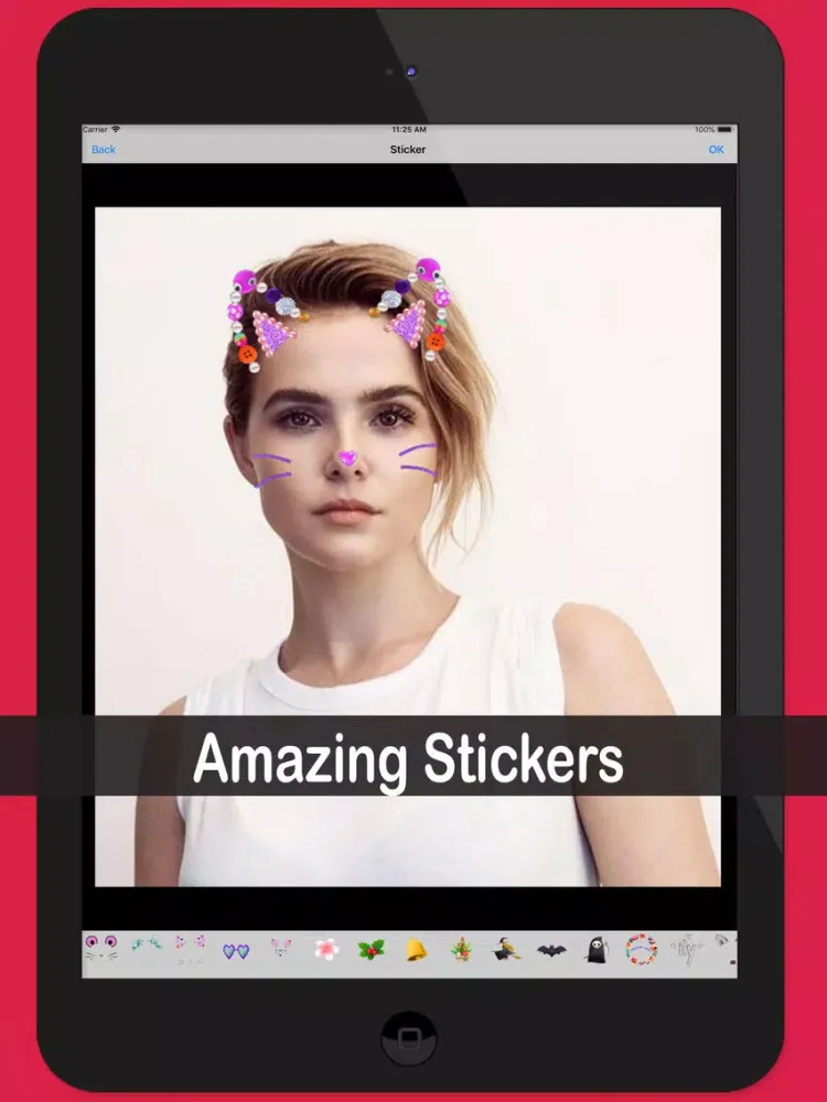 Pic Stickers & Filters Camera iPad  스크린샷