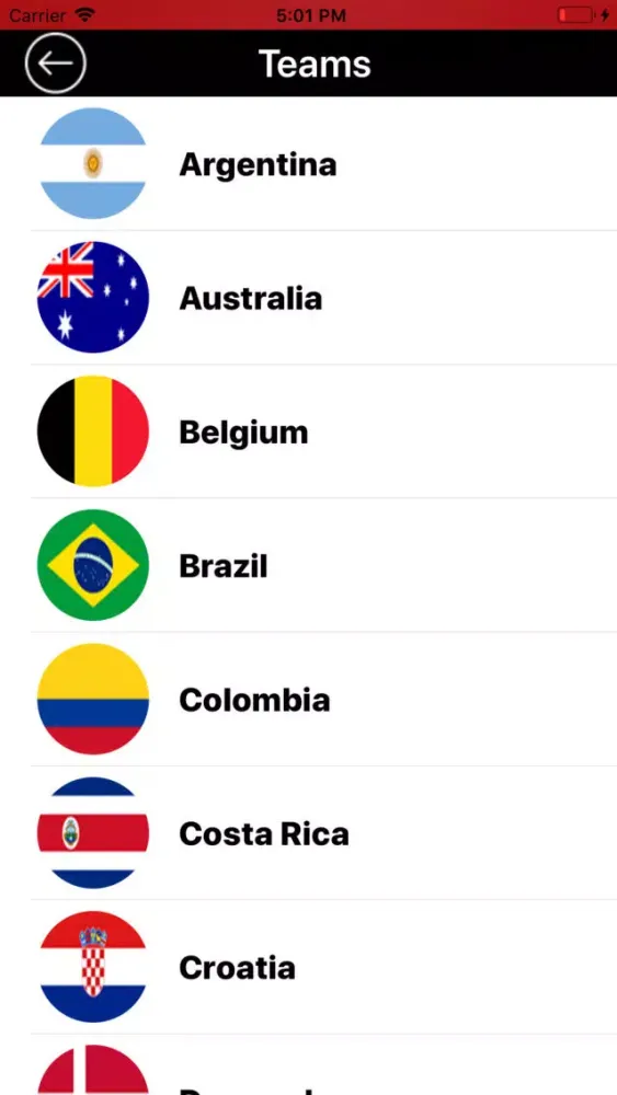 Football WC Schedule 2018 স্ক্রিনশট