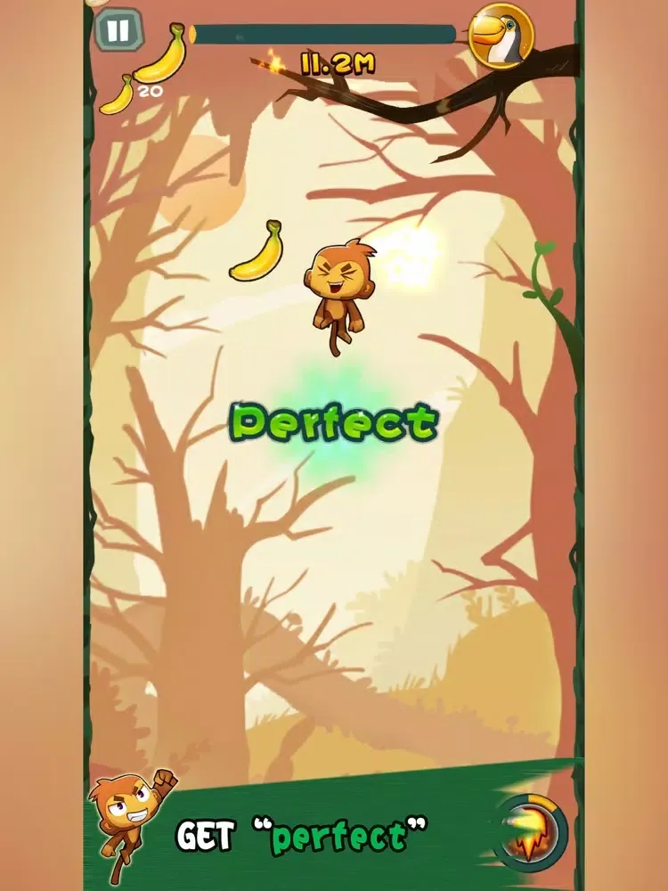 Zrzuty ekranu Jump Monkey:Saving Amazon iPad 