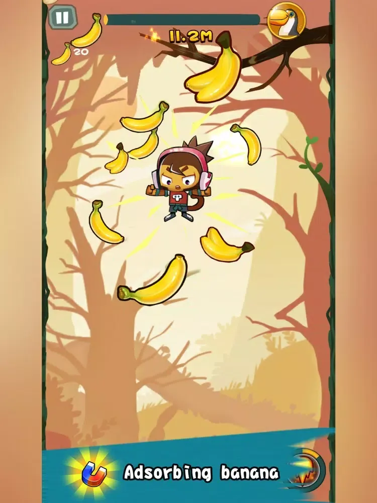 Zrzuty ekranu Jump Monkey:Saving Amazon iPad 