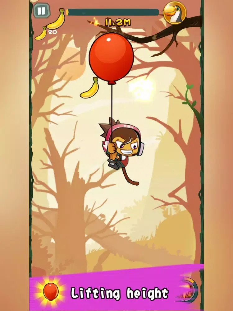 Zrzuty ekranu Jump Monkey:Saving Amazon iPad 