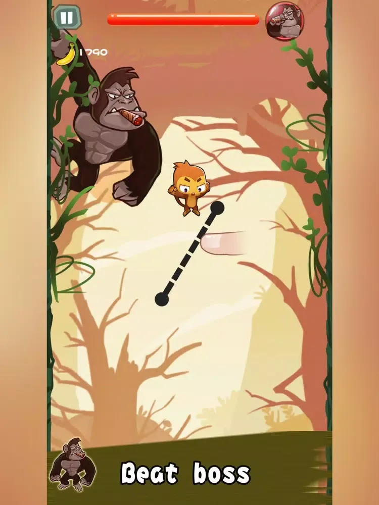 Zrzuty ekranu Jump Monkey:Saving Amazon iPad 
