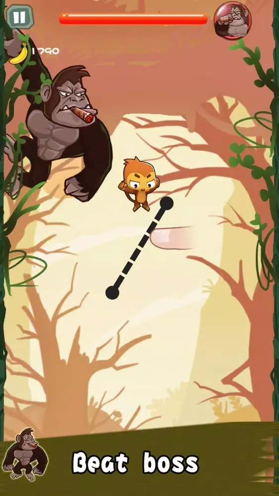 Zrzuty ekranu Jump Monkey:Saving Amazon