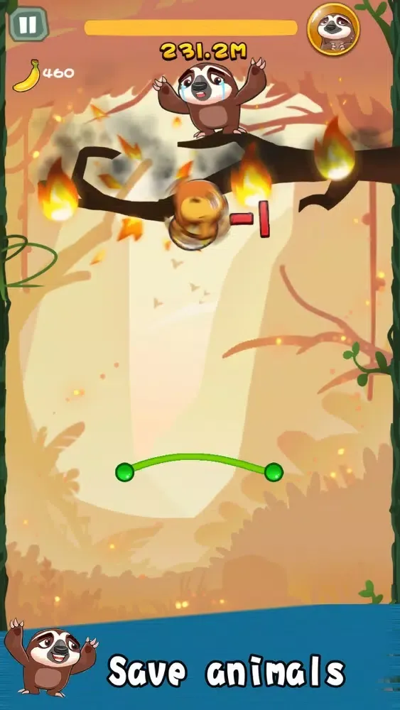 Zrzuty ekranu Jump Monkey:Saving Amazon