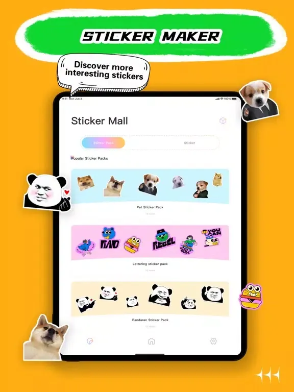 Seven Stars Sticker Tool iPad 应用截图