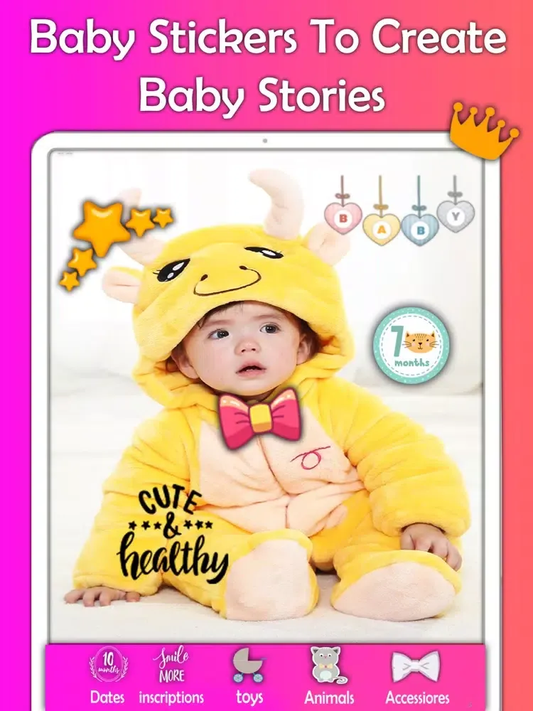 Captures d'écran de Baby Photo: Story & Milestone iPad 