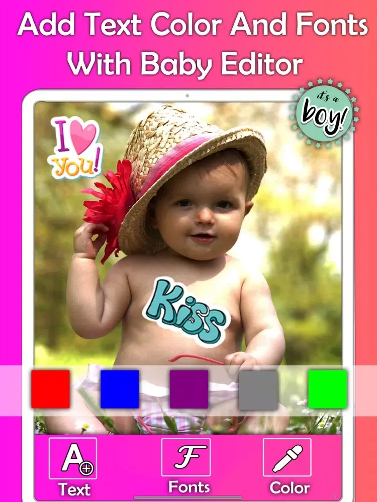 Captures d'écran de Baby Photo: Story & Milestone iPad 