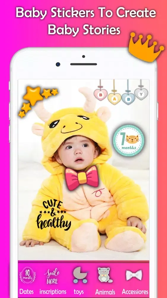 Captures d'écran de Baby Photo: Story & Milestone