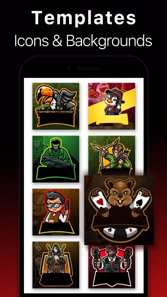 Logo Gaming Clan Esports Maker应用截图