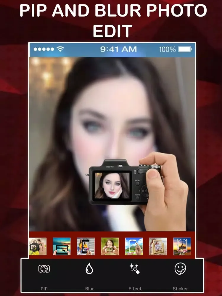 Mosaic Editor Photo Collage iPad  스크린샷