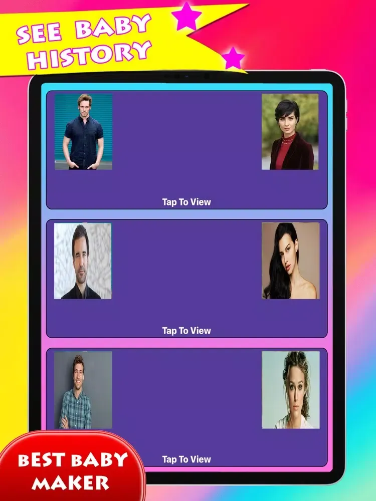 Screenshot di My Future Baby Face Generator iPad 