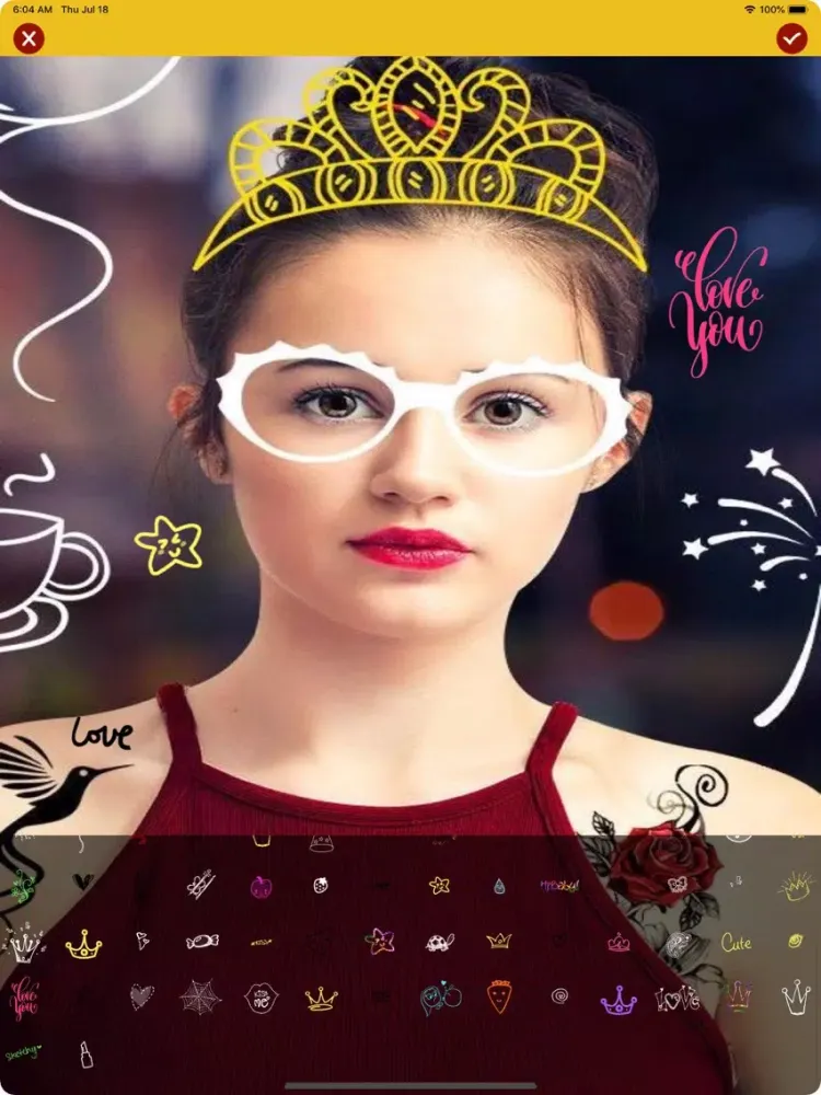 تصاویر Photo Effects & Stickers iPad 