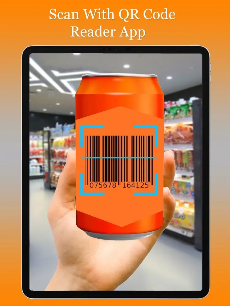 تصاویر QR Code Scanner Barcode Reader iPad 