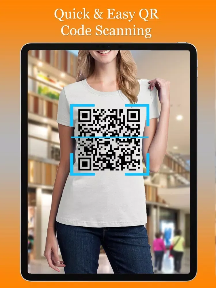 تصاویر QR Code Scanner Barcode Reader iPad 