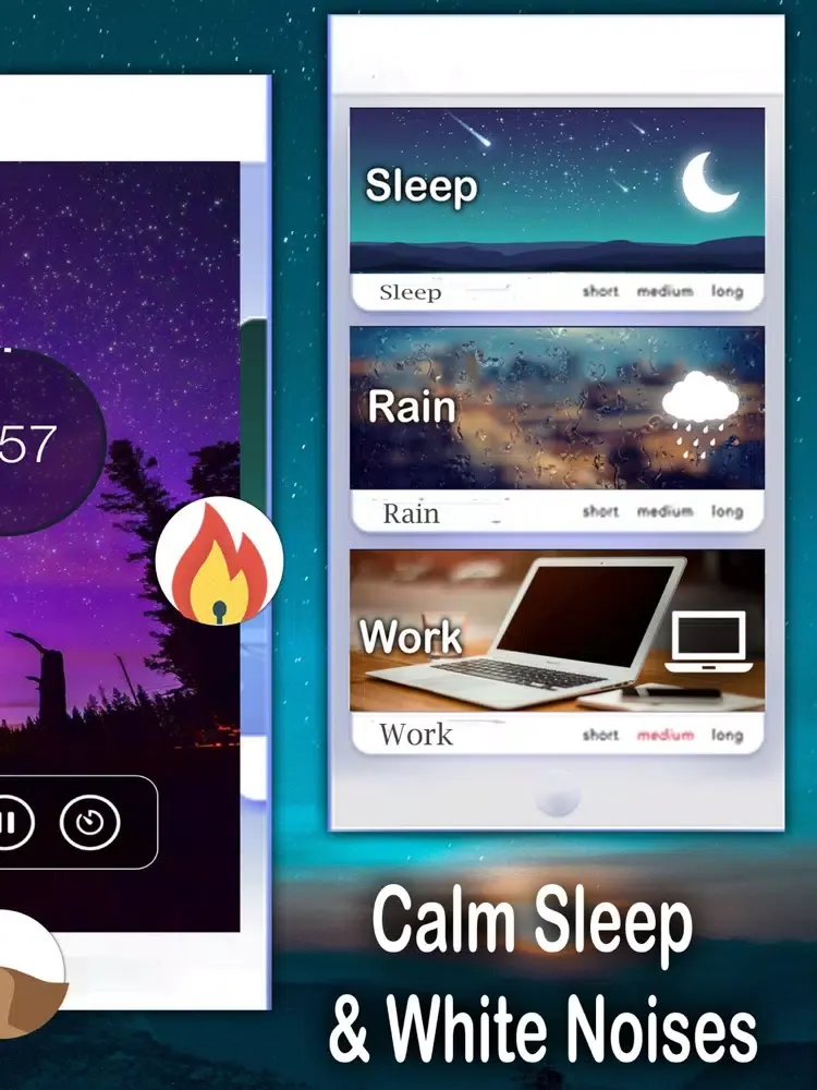 Mediation: Relax, Sleep Sounds iPad  स्क्रीनशॉट