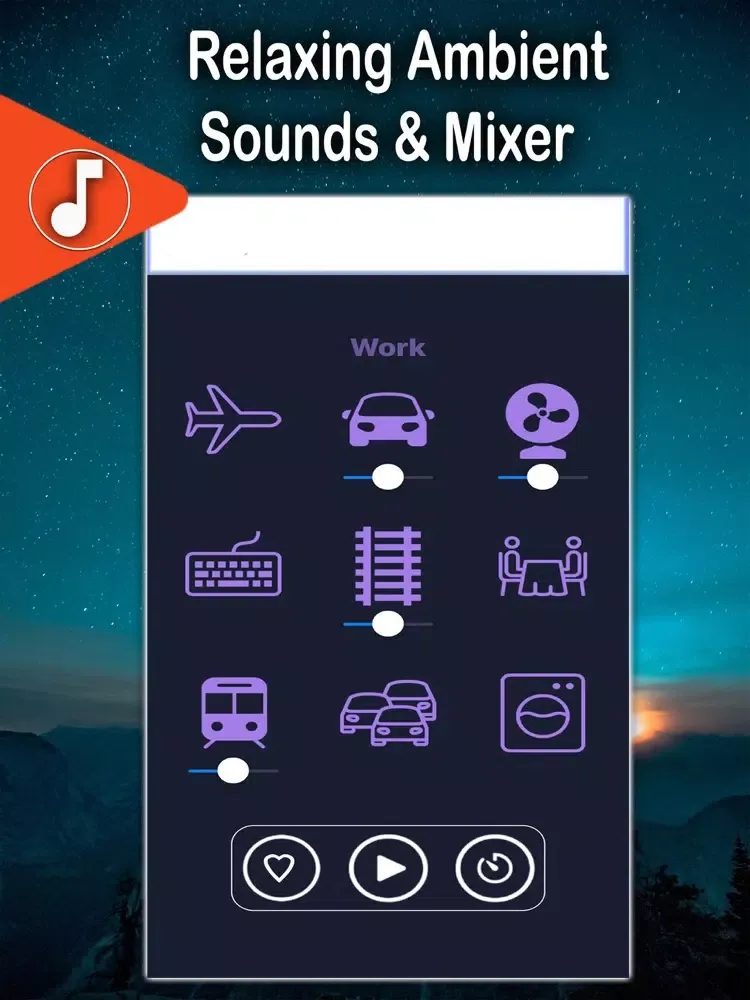 Mediation: Relax, Sleep Sounds iPad  स्क्रीनशॉट