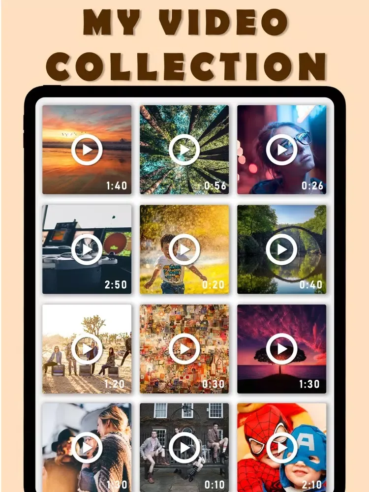 Capturas de pantalla de Square Photo Video Fit.No Crop iPad 