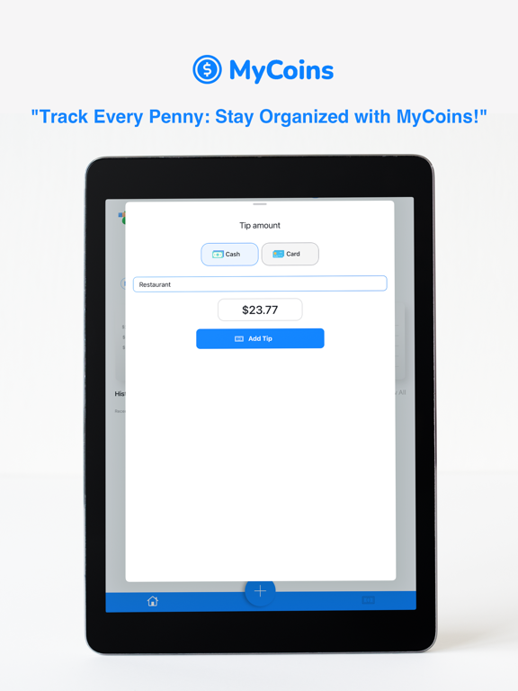 My Coins - your tips tracker! iPad  سکرین شاٹس