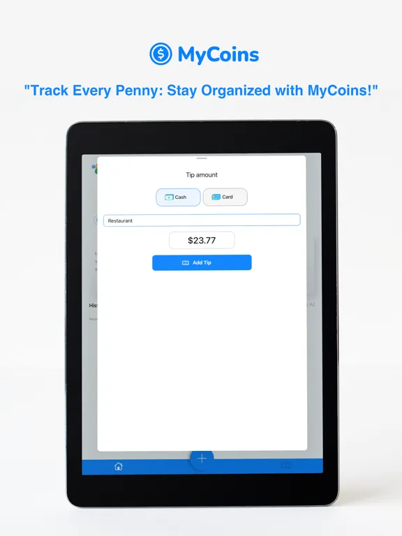 My Coins - your tips tracker! iPad 应用截图