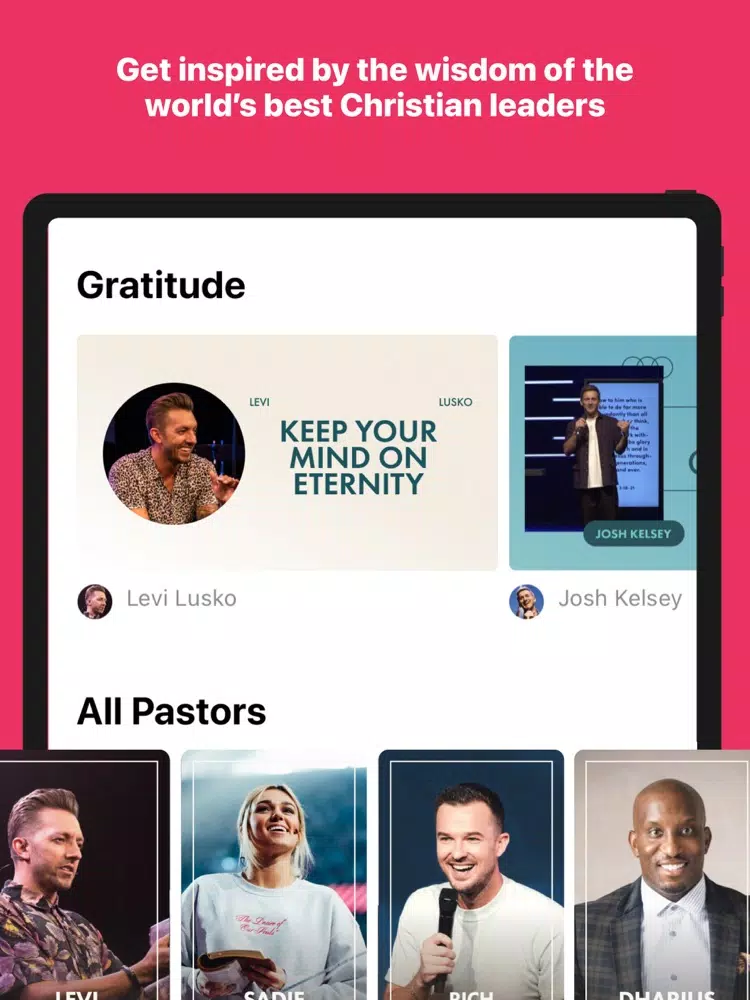 Faithful: Sermons & Prayer iPad  Screenshots