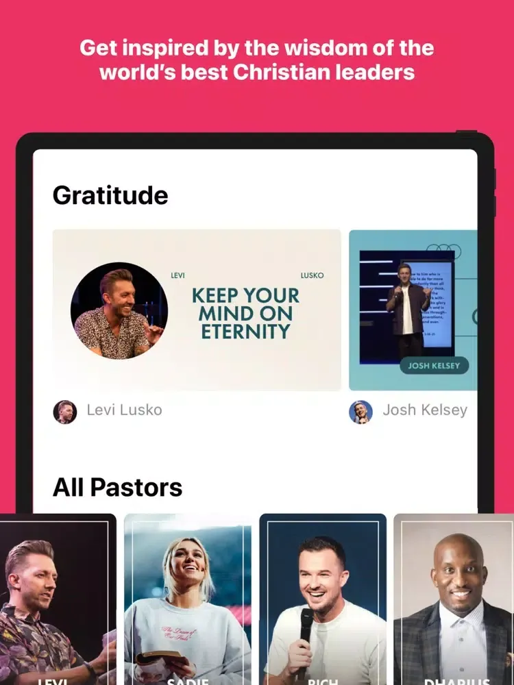 Screenshot di Faithful: Sermons & Prayer iPad 