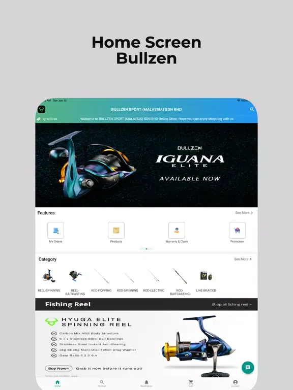 Bullzen iPad  स्क्रीनशॉट