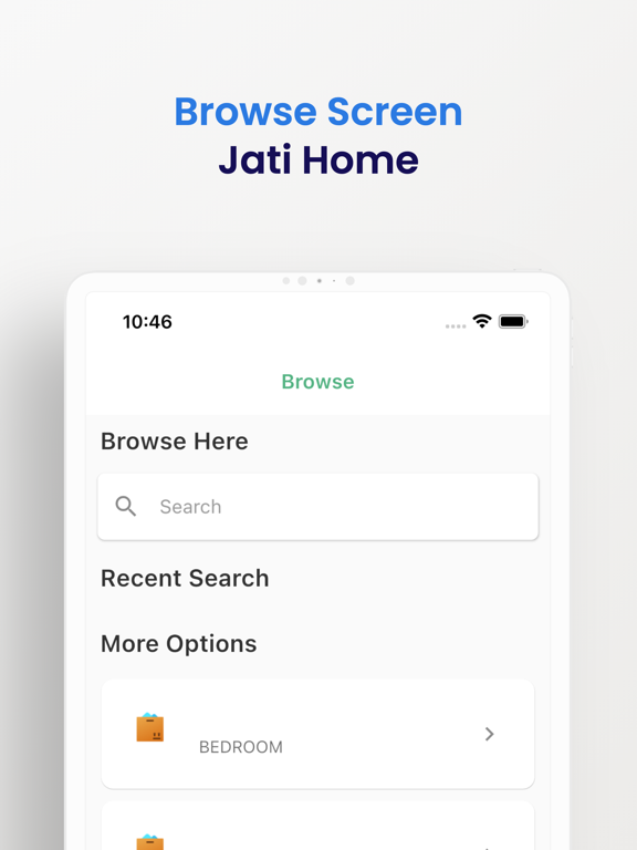 ภาพหน้าจอของ Jati Home iPad 