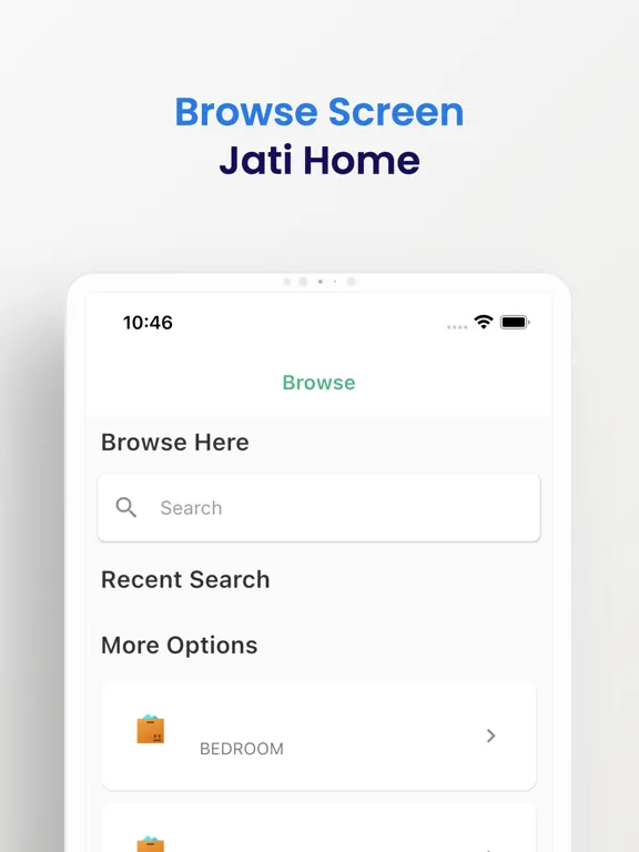 Jati Home iPad  スクリーンショット