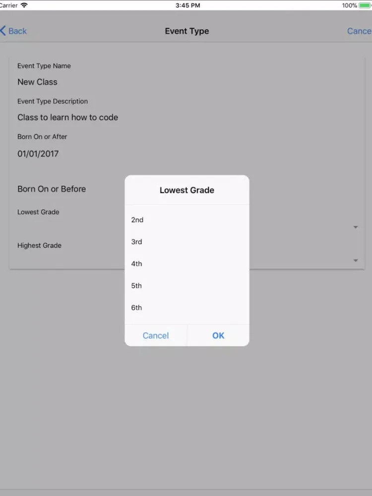Capturas de tela do Smart Admin V2 iPad 