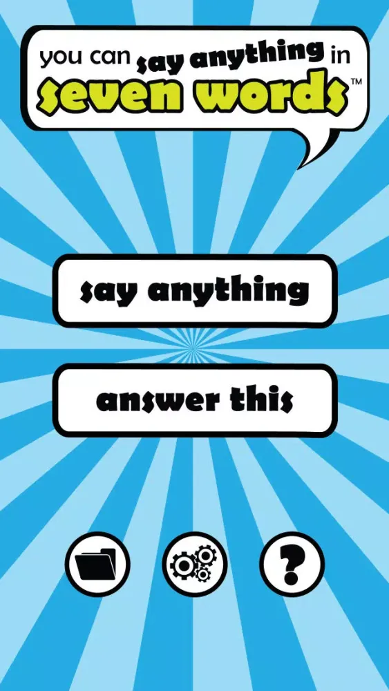 Tangkapan layar Seven Words