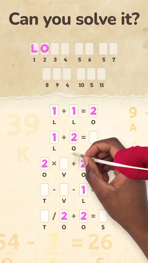 Letter Math－Cross Logic Puzzle Screenshots