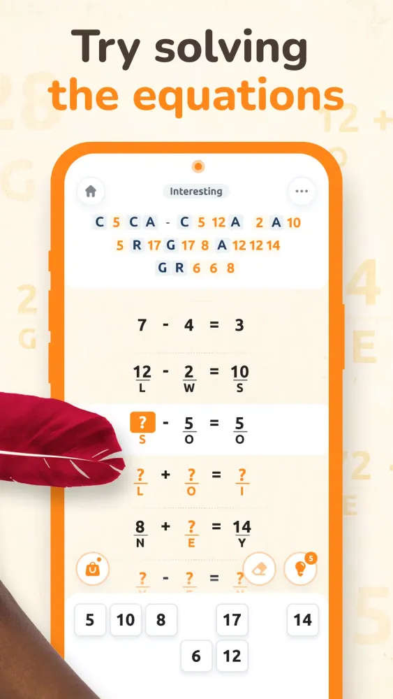 Letter Math－Cross Logic Puzzle Screenshots