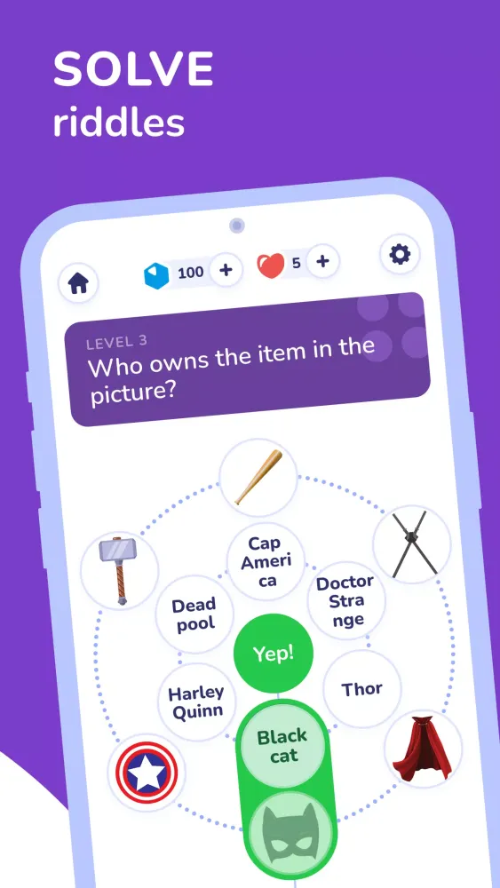 Trivia Spin－Guess Brain Quiz Screenshots
