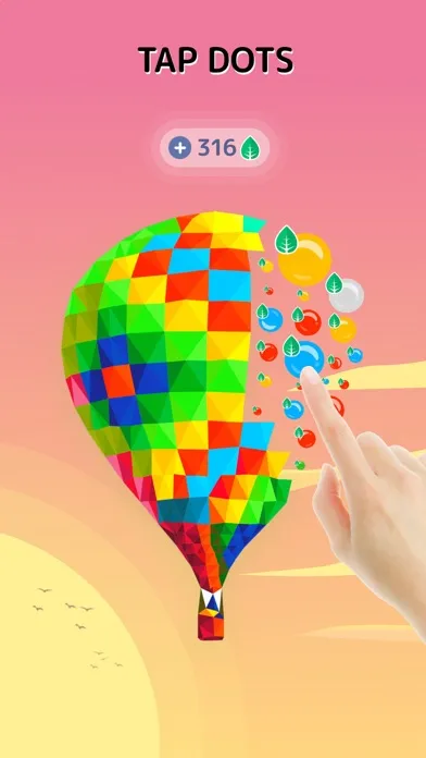 Tangkapan skrin Tap Tap - Coloring Garden Idle