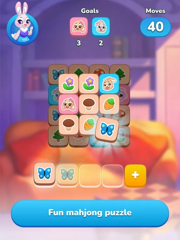 Rabbit Tiles: Mahjong Puzzle iPad  স্ক্রিনশট