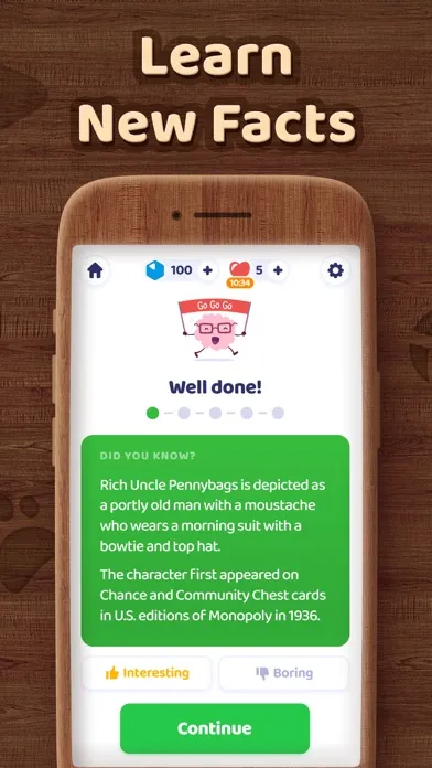 Ảnh chụp màn hình của Brain Blitz Trivia－Quest Test