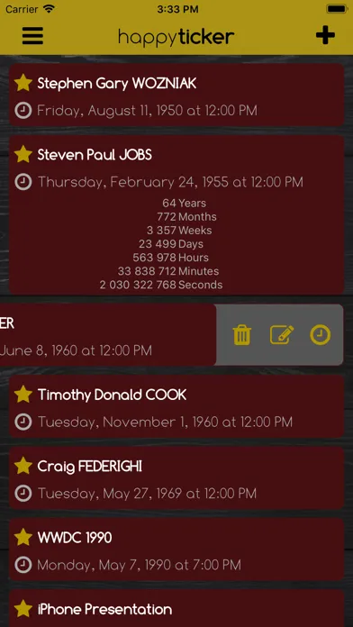 Capturas de pantalla de happyticker