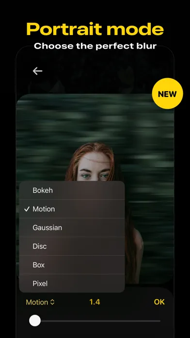 Porträt – Blur Portrait Editor Screenshots