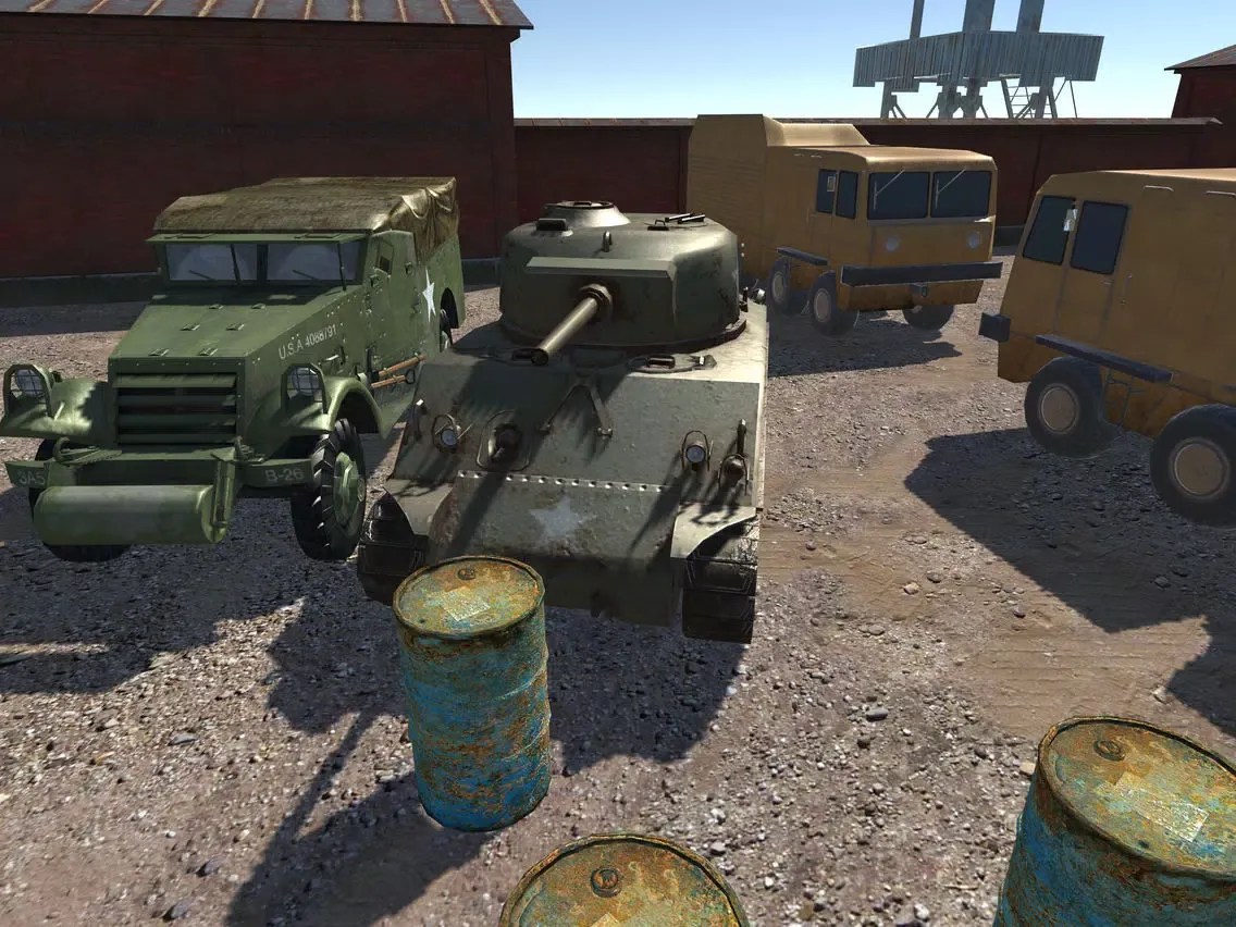 Army Tank Parking 3D Simulator iPad  Screenshots