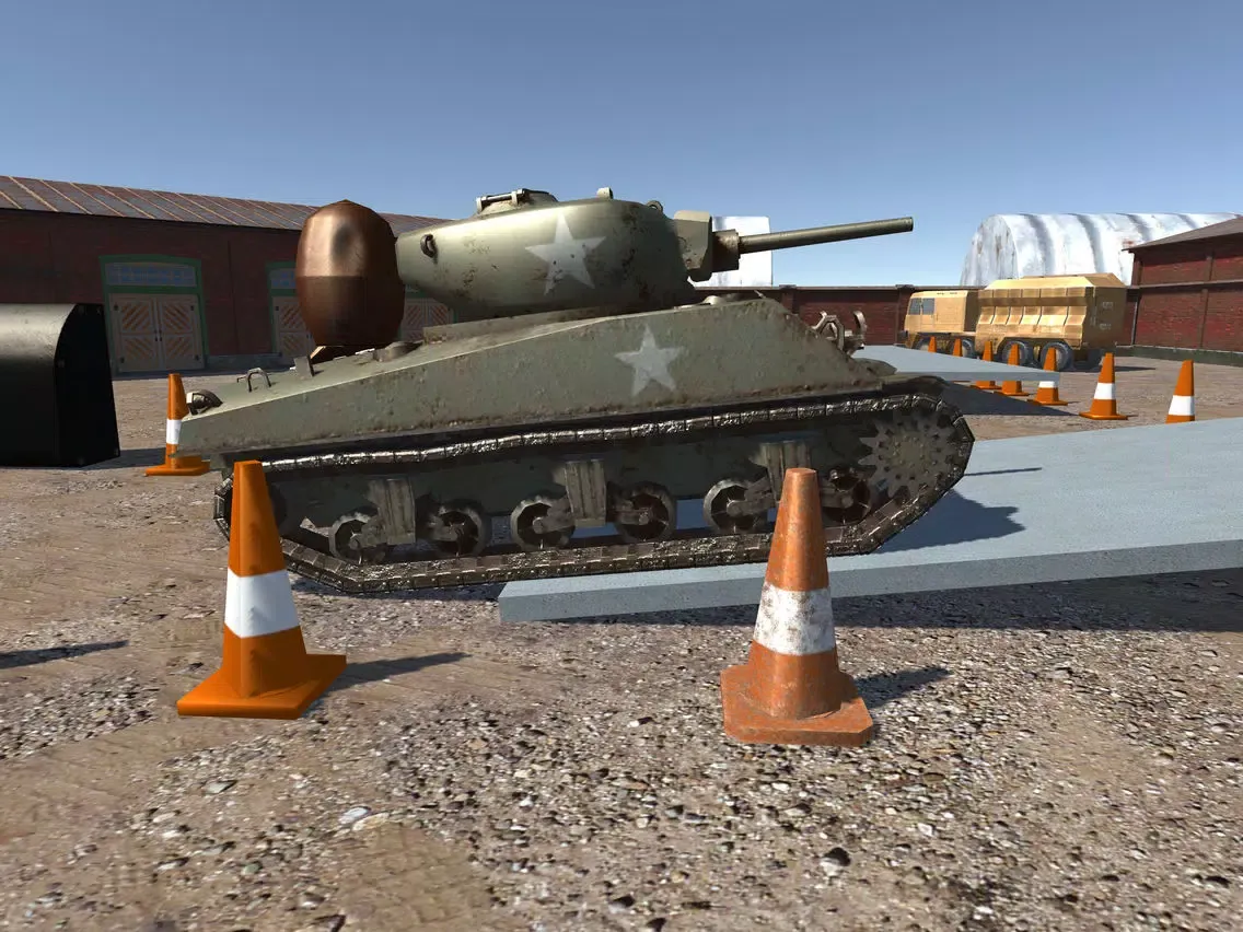 Army Tank Parking 3D Simulator iPad  Screenshots