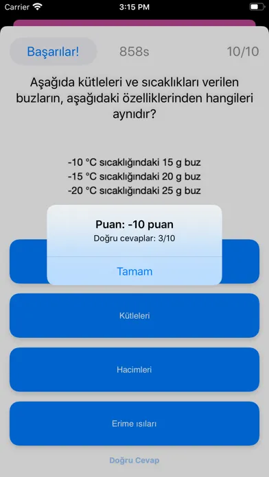 Captures d'écran de Fen Bilimleri 8
