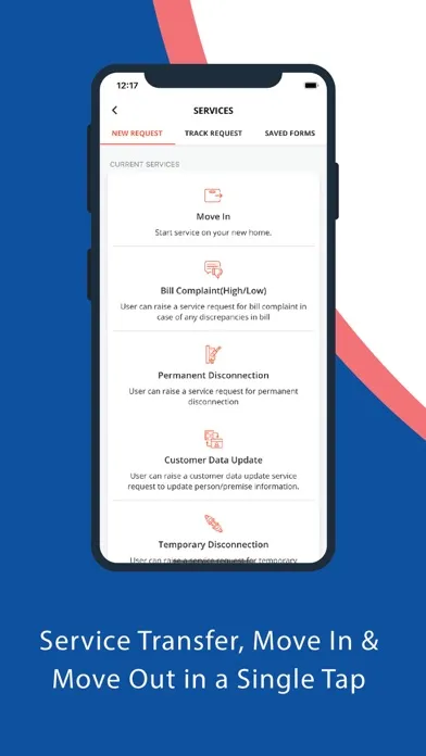 Ảnh chụp màn hình của DPDC AMI Customer Service App