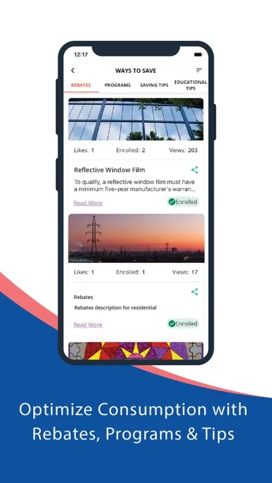 Ảnh chụp màn hình của DPDC AMI Customer Service App