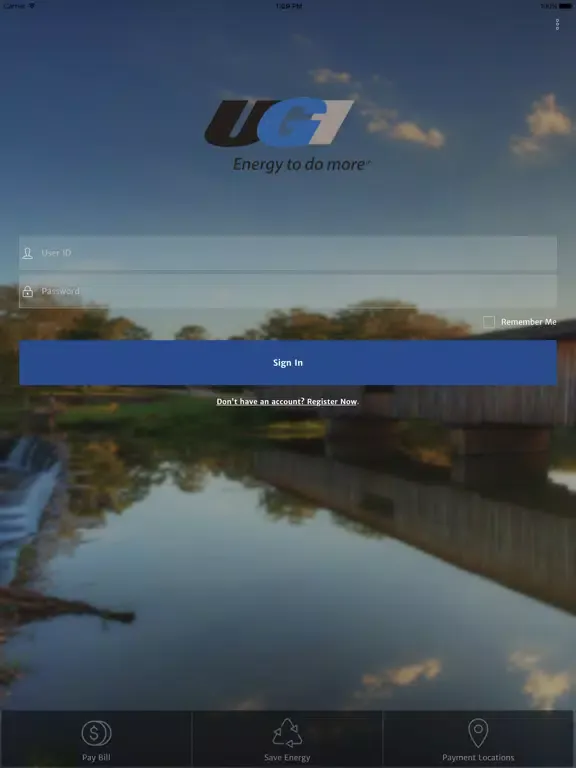 UGI Online Account Center iPad  Ekran Görüntüleri