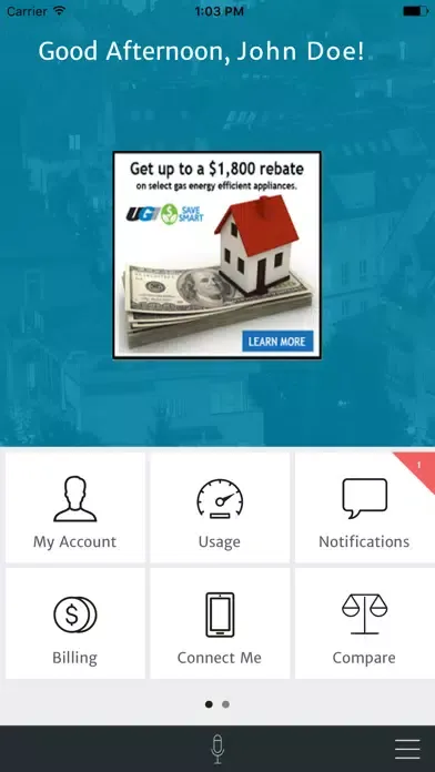 UGI Online Account Center Ekran Görüntüleri