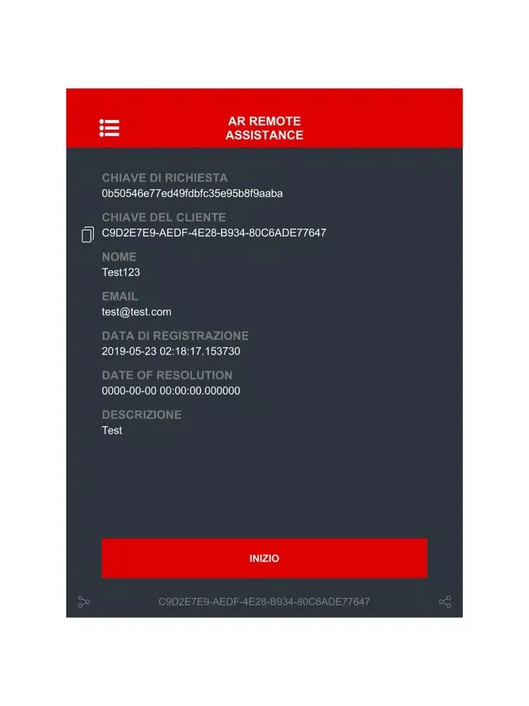 Tangkapan layar AR REMOTE ASSISTANCE iPad 