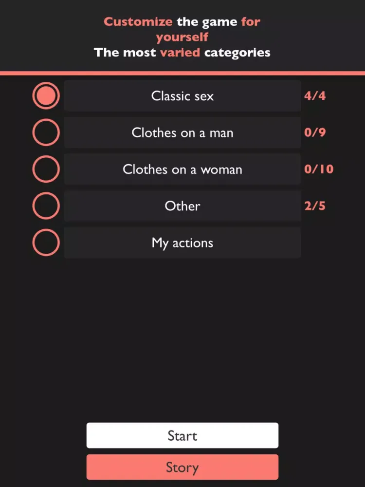 Sex Actions Premium - Online iPad  스크린샷