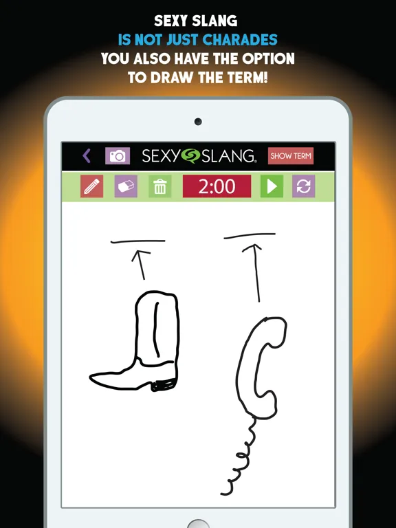 Tangkapan layar Sexy Slang Adult Party Game of Charades & Drawings iPad 